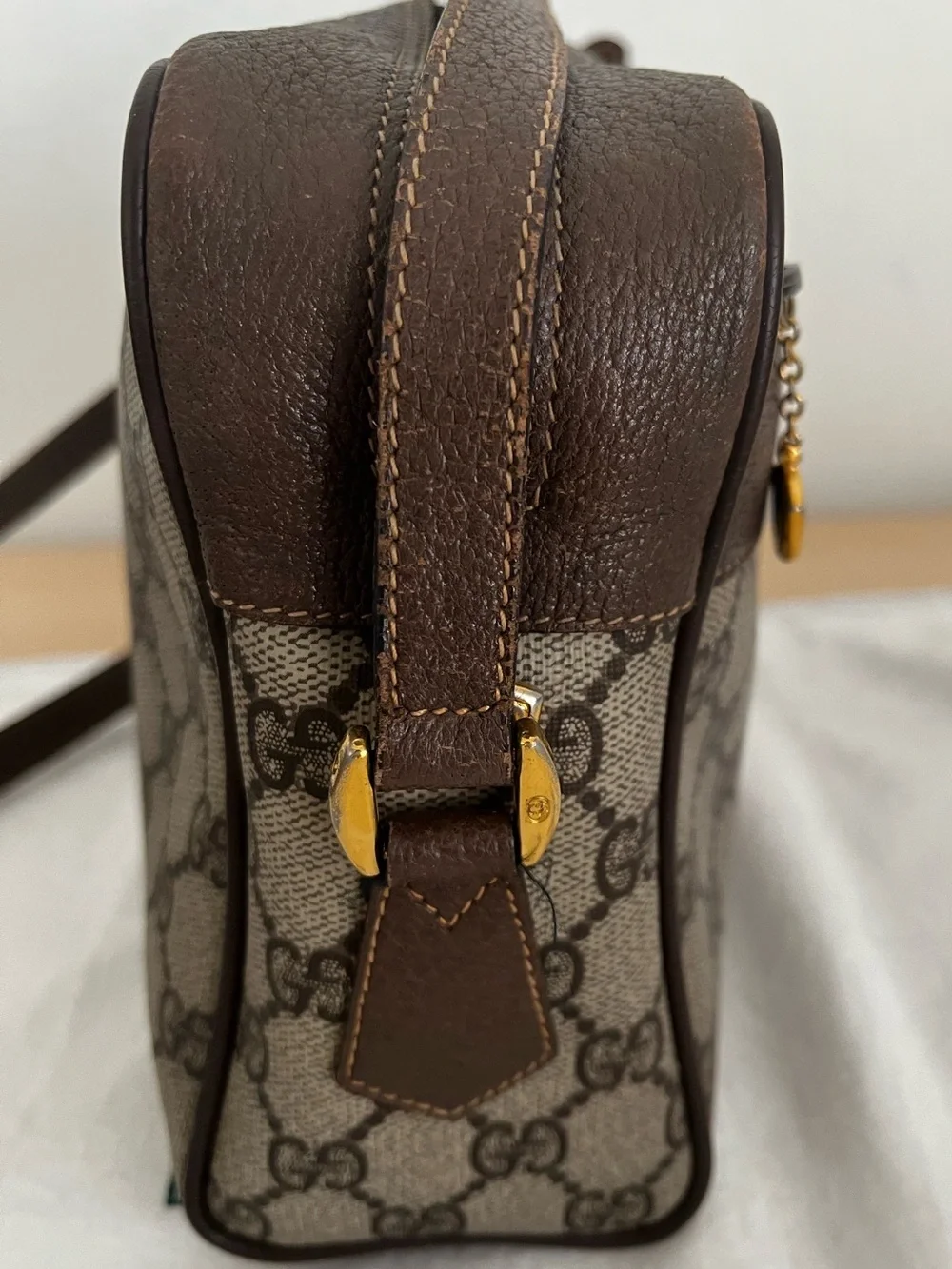 Vintage Gucci GG Supreme Sherry Line Crossbody Rare Collectible Late 1970’s - 80
